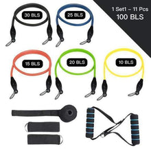 Load image into Gallery viewer, Resistance Band Set ( 11 Piece Set ) Free Shipping