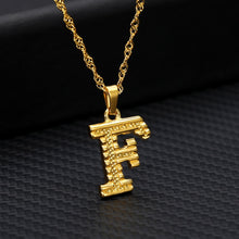 Load image into Gallery viewer, Tiny Gold Initial Letter Necklace For Women Stainless Steel A-Z Alphabet Pendant Necklace Jewelry Christmas Gifts Bijoux Femme