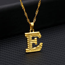 Load image into Gallery viewer, Tiny Gold Initial Letter Necklace For Women Stainless Steel A-Z Alphabet Pendant Necklace Jewelry Christmas Gifts Bijoux Femme
