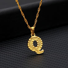 Load image into Gallery viewer, Tiny Gold Initial Letter Necklace For Women Stainless Steel A-Z Alphabet Pendant Necklace Jewelry Christmas Gifts Bijoux Femme