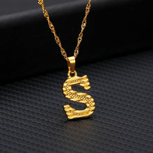 Load image into Gallery viewer, Tiny Gold Initial Letter Necklace For Women Stainless Steel A-Z Alphabet Pendant Necklace Jewelry Christmas Gifts Bijoux Femme
