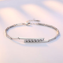 Load image into Gallery viewer, Crazy Feng Fashion Silver Color Stars Charm Bracelets Bangles White Zircon Crystal Bracelet Women Femme Fashion Jewelry