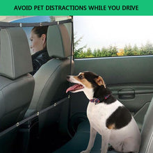 Load image into Gallery viewer, Accessoires de voiture intérieur animaux chien voiture Van filet de protection avant ou arrière barrière de siège en Nylon maille avant et arrière filets de séparation