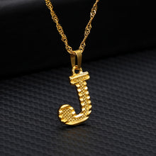 Load image into Gallery viewer, Tiny Gold Initial Letter Necklace For Women Stainless Steel A-Z Alphabet Pendant Necklace Jewelry Christmas Gifts Bijoux Femme