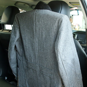 Accessoires de voiture intérieur 1 pièces Chrome métal siège de voiture appui-tête portemanteau veste costume cintre acier inoxydable appuie-tête manteau