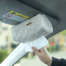 Load image into Gallery viewer, Car Leather hanging Tissue paper Box Napkin Holder For Car Automotive Decoration Car accessories