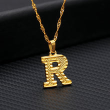 Load image into Gallery viewer, Tiny Gold Initial Letter Necklace For Women Stainless Steel A-Z Alphabet Pendant Necklace Jewelry Christmas Gifts Bijoux Femme