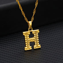 Load image into Gallery viewer, Tiny Gold Initial Letter Necklace For Women Stainless Steel A-Z Alphabet Pendant Necklace Jewelry Christmas Gifts Bijoux Femme
