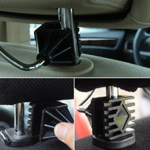 Load image into Gallery viewer, Accessoires de voiture intérieur 1 pièces Chrome métal siège de voiture appui-tête portemanteau veste costume cintre acier inoxydable appuie-tête manteau
