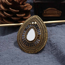 Load image into Gallery viewer, Steampunk grands anneaux pour femmes Handamde Antique or argent motif hip-hop moyen doigt anneaux bijoux de fête réglable