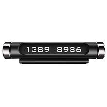 Load image into Gallery viewer, Voiture carte de stationnement temporaire téléphone cachable plaque d'immatriculation et carte lumineuse voiture autocollant accessoires # F