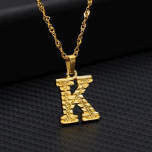 Load image into Gallery viewer, Tiny Gold Initial Letter Necklace For Women Stainless Steel A-Z Alphabet Pendant Necklace Jewelry Christmas Gifts Bijoux Femme