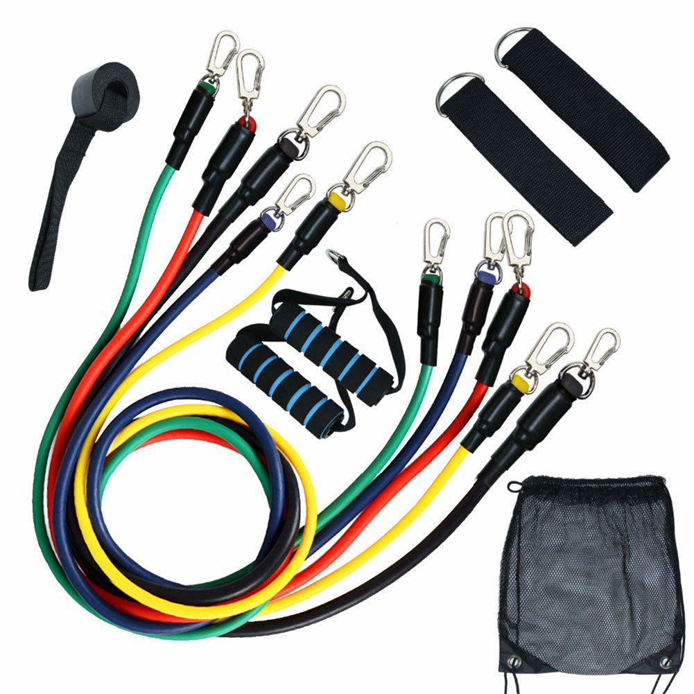 Resistance Band Set ( 11 Piece Set ) Free Shipping