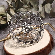 Load image into Gallery viewer, Steampunk grands anneaux pour femmes Handamde Antique or argent motif hip-hop moyen doigt anneaux bijoux de fête réglable