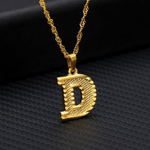 Load image into Gallery viewer, Tiny Gold Initial Letter Necklace For Women Stainless Steel A-Z Alphabet Pendant Necklace Jewelry Christmas Gifts Bijoux Femme