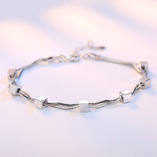 Load image into Gallery viewer, Crazy Feng Fashion Silver Color Stars Charm Bracelets Bangles White Zircon Crystal Bracelet Women Femme Fashion Jewelry
