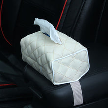 Load image into Gallery viewer, Car Leather hanging Tissue paper Box Napkin Holder For Car Automotive Decoration Car accessories