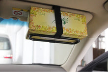 Load image into Gallery viewer, car accessories interior Auto Car Sun Visor Tissue Box Holder Paper Napkin Seat Back Bracket Hold auto tissue box holder Paper