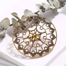 Load image into Gallery viewer, Steampunk grands anneaux pour femmes Handamde Antique or argent motif hip-hop moyen doigt anneaux bijoux de fête réglable