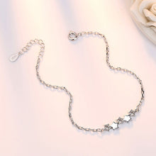 Load image into Gallery viewer, Crazy Feng Fashion Silver Color Stars Charm Bracelets Bangles White Zircon Crystal Bracelet Women Femme Fashion Jewelry