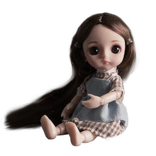 Load image into Gallery viewer, Poupée de mode intelligente fille princesse jouet multi-joint Mini jouet simulation 3D poupée câlin cadeau corps doux pour fille jouet # g4
