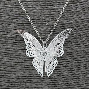 Stylish Wild Necklace Luxury Long Pendant Necklace Popular Lovely Butterfly Pendant Chain Necklace Luxury High Quality SL1 L0326