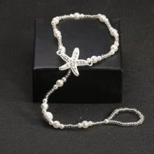 Load image into Gallery viewer, Bohemian Style Starfish Anklets Barefoot Crochet Sandals Foot Jewelry Leg New Anklets On Foot Ankle Bracelets For Women z0613