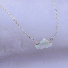 Load image into Gallery viewer, White Opal Pendant Hand Opal Cloud Necklace Women Girl Baby Choker Necklace Jewelry Collier Femme Choker Bijoux Birthday Gift