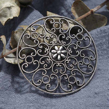 Load image into Gallery viewer, Steampunk grands anneaux pour femmes Handamde Antique or argent motif hip-hop moyen doigt anneaux bijoux de fête réglable