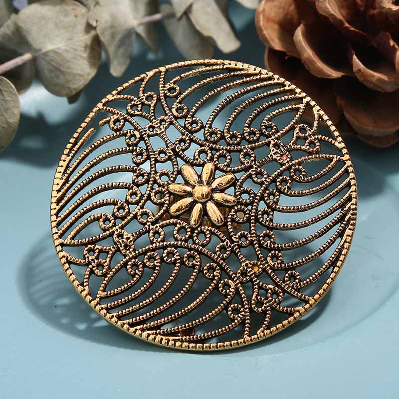 Steampunk grands anneaux pour femmes Handamde Antique or argent motif hip-hop moyen doigt anneaux bijoux de fête réglable