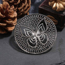 Load image into Gallery viewer, Steampunk grands anneaux pour femmes Handamde Antique or argent motif hip-hop moyen doigt anneaux bijoux de fête réglable