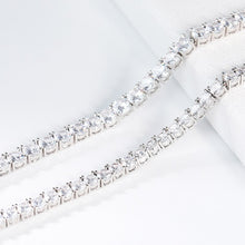 Load image into Gallery viewer, Bracelet Iced Out Chain BFF Men&#39;s Iced Zircon Tennis Bracelet Hip Hop Jewelry Accessories Copper Box Clasp CZ Bracelet Link 18cm