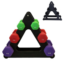 Load image into Gallery viewer, 1pcs Dumbbell Bracket Triangle Small Leaves Big leaves Different Shapes Dumbbell Bracket Fitness Gym Equipment Accessories