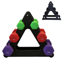 Load image into Gallery viewer, 1pcs Dumbbell Bracket Triangle Small Leaves Big leaves Different Shapes Dumbbell Bracket Fitness Gym Equipment Accessories