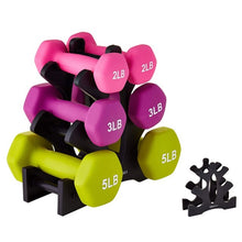 Load image into Gallery viewer, 1pcs Dumbbell Bracket Triangle Small Leaves Big leaves Different Shapes Dumbbell Bracket Fitness Gym Equipment Accessories